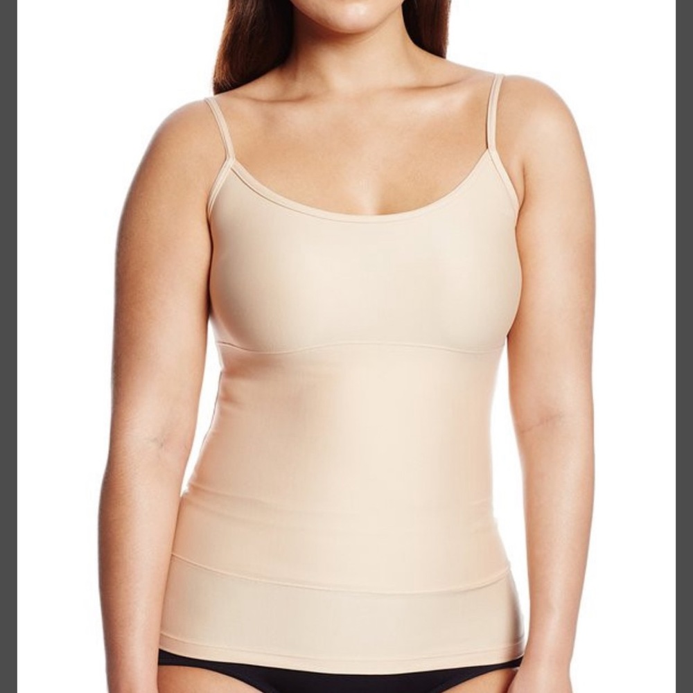 NWT Yummie Tummie EVA Nylon Tank by Heather Thomson Nude Size Small